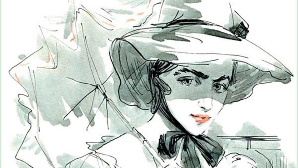 Портрет Аси из повести Тургенева Ася