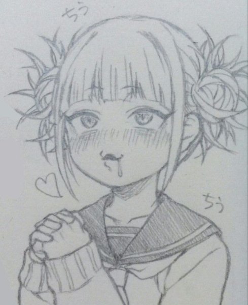 Toga Himiko аниме нарисовать