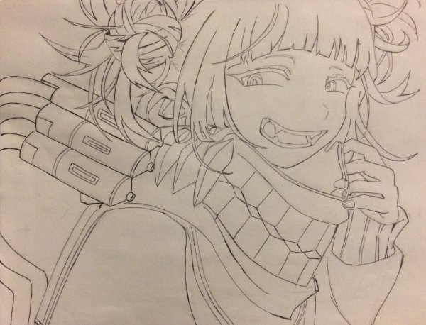 Раскраска аниме тога химико