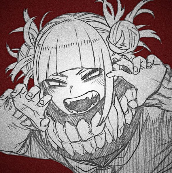 Химико тога арт карандашом