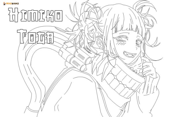 Тога химико раскраска