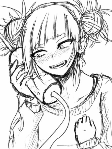 Тога химико черно белая