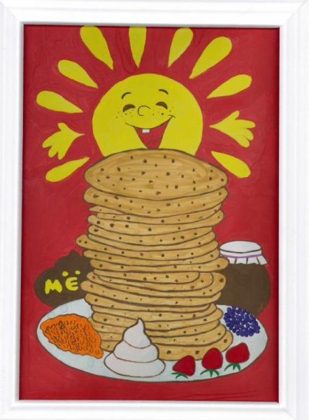 Масленица рисунок для детей