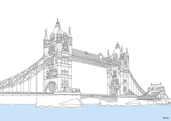 Тауэрский мост скетч Лондон