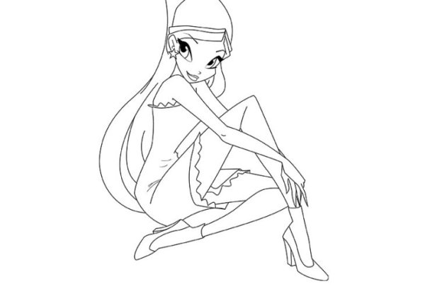 Стелла Винкс поэтапно