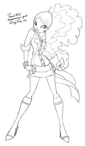 Нарисовать клуб винкслеелу