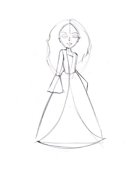 Нарисовать куклу ЛОЛ пошагово