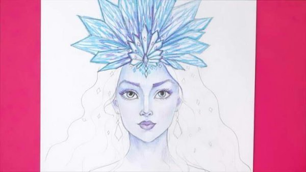 Снежная Королева рисунок