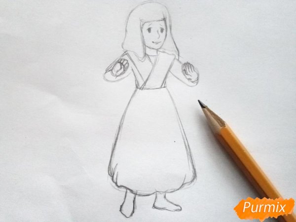 Рисунок к сказке Снежная Королева легкий