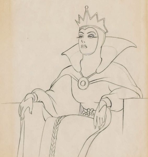 Снежная Королева поэтапное рисование