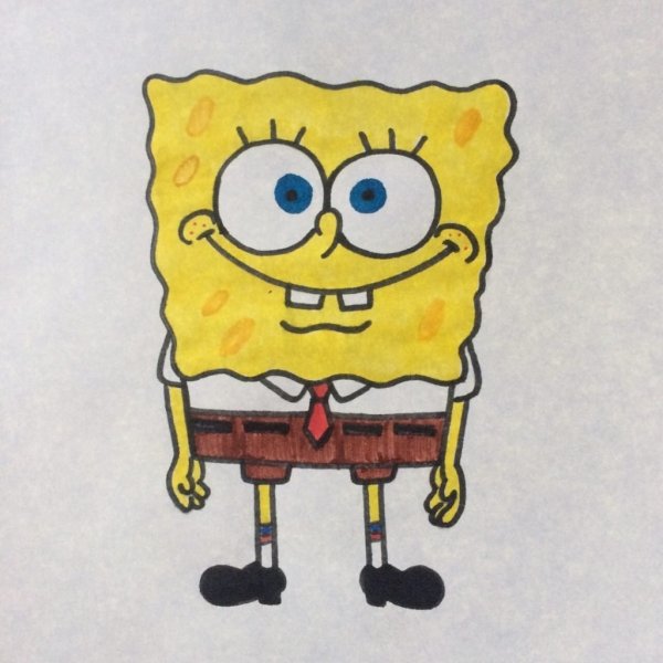 Гэри Спанч Боб раскраска