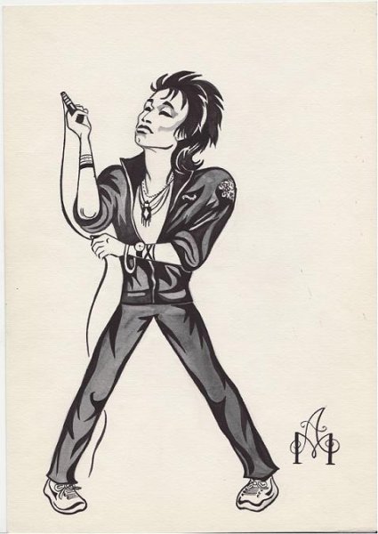 Виктор Цой портрет 1988