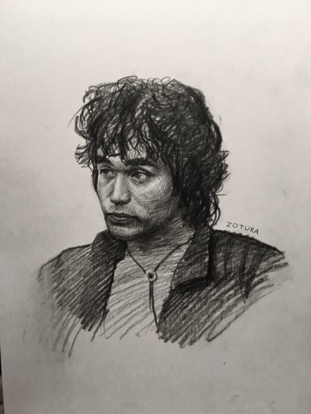 Виктор Цой портрет