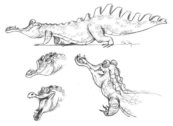 Крокодил референс