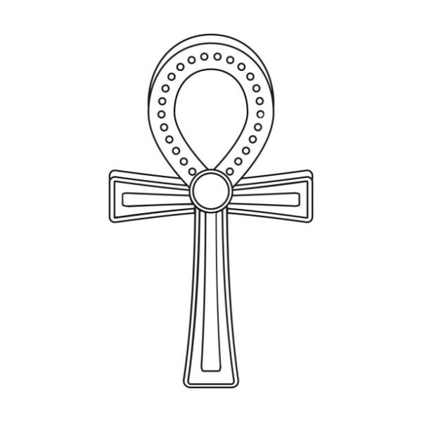 Анкх в древнем Египте рисунок