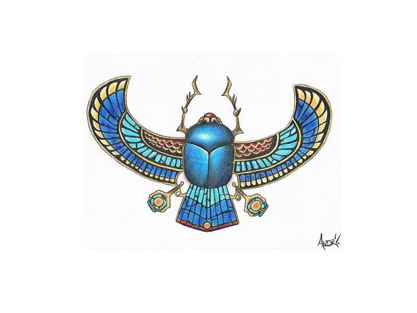 Подвеска Жук скарабей Древнеегипетское искусство