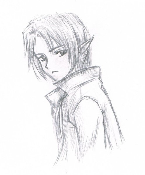 Эльф для срисовки легкие