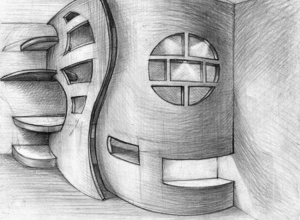 Рисунок будущего карандашом