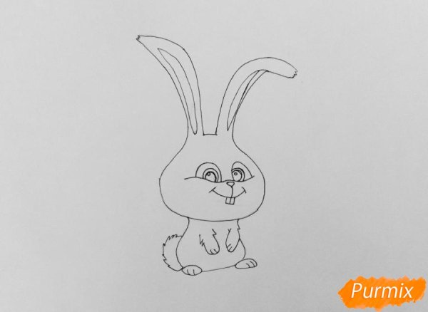 Заяц из Тайная жизнь домашних животных карандашом