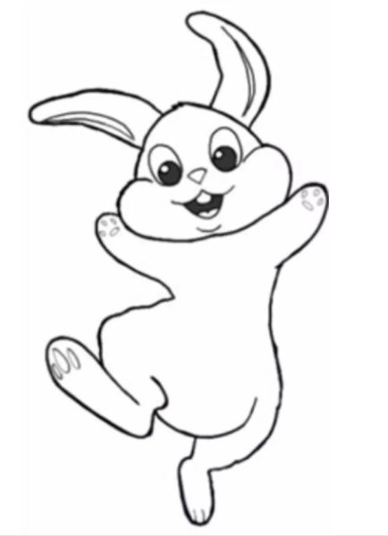 Заяц рисунок карандашом для детей