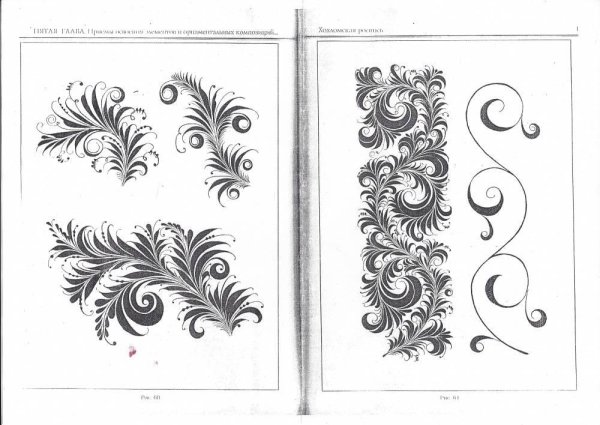 Элементы хохломской росписи Кудрина