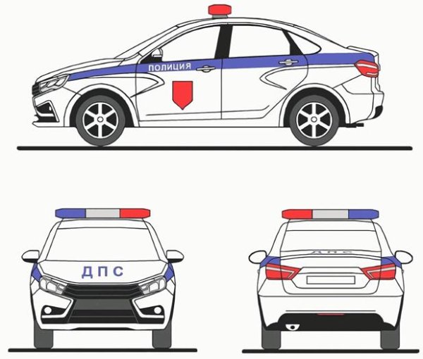 Цветографическая схема полиции