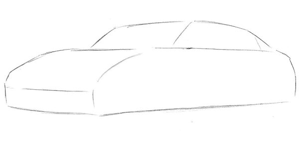 Рисунок машины легко