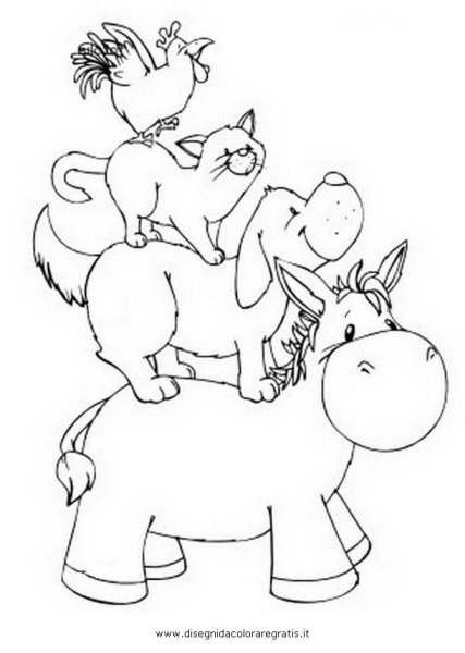 Памятник бременским музыкантам рисунок