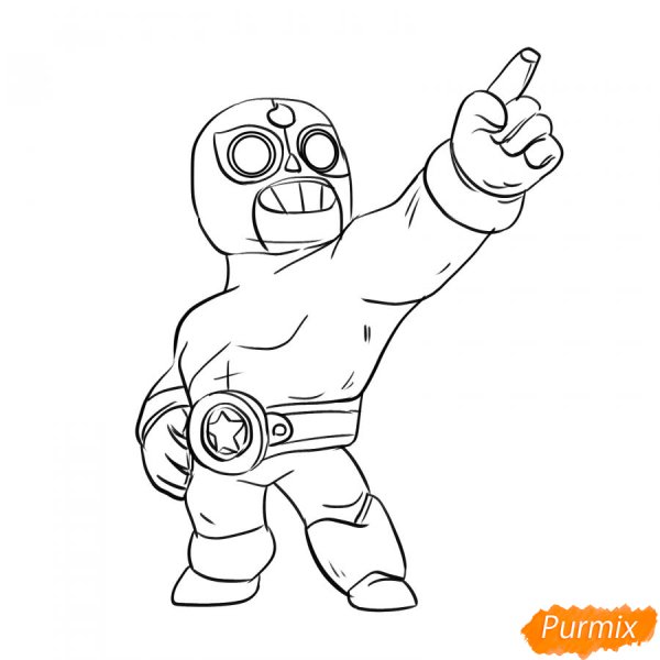 Эль Примо срисовать