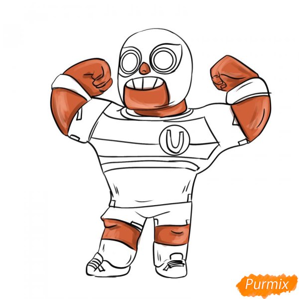 Эль Примо рисунок легкий