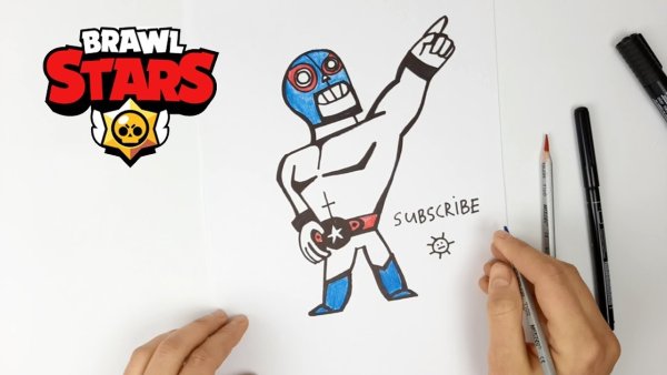 Рисунки фломастером легкие БРАВЛ