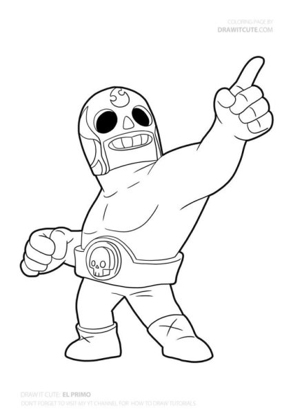 Эль Примо старс раскраска