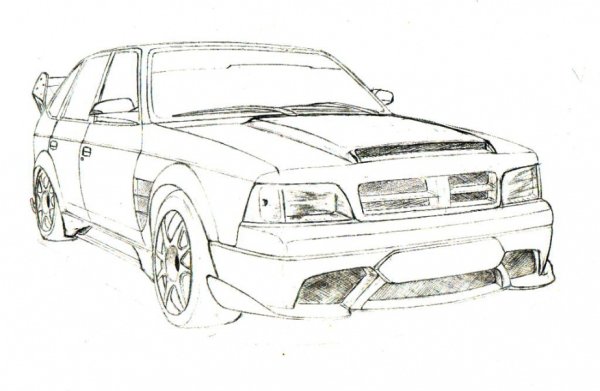 Раскраска авто Москвич 2141