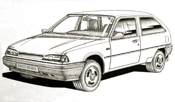 ИЖ 2126 чертеж