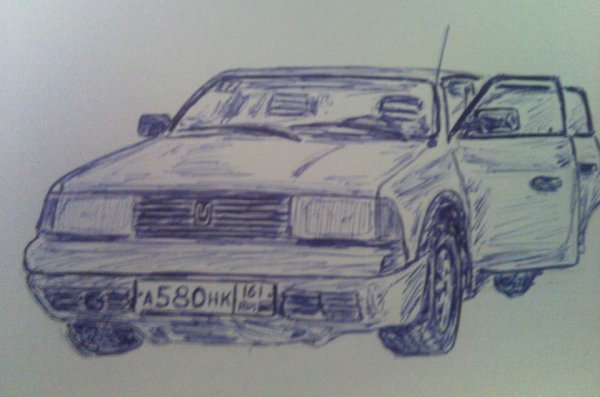 Москвич 2141 зарисовки