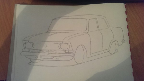 Москвич срисовывать легко