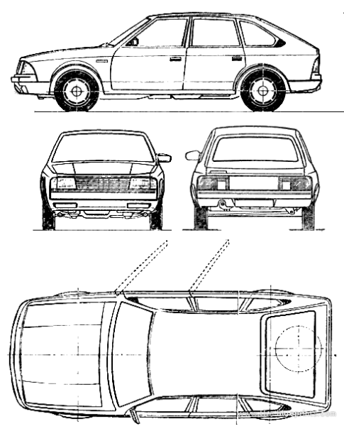 Москвич 2141 габариты