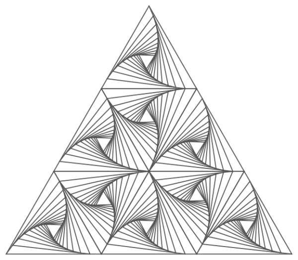 Геометрические узоры карандашом