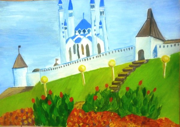 Казань рисунок для детей