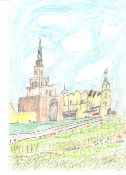 Казань рисунок для детей