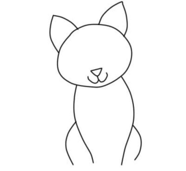 Дорисовать котенка