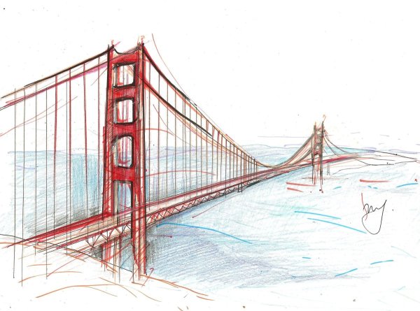 Нарисовать мост