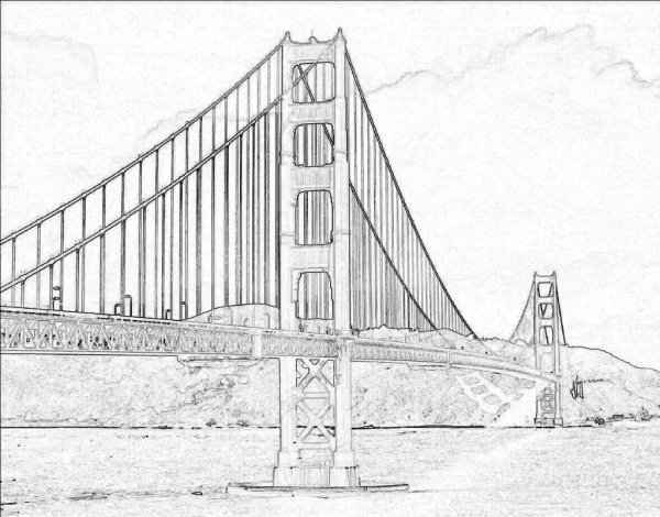 Эскиз моста