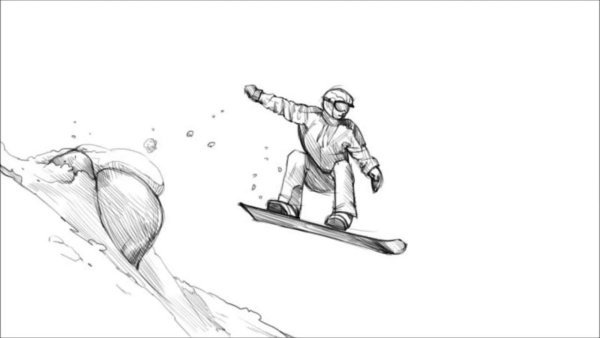 Зимние виды спорта трафареты для детей