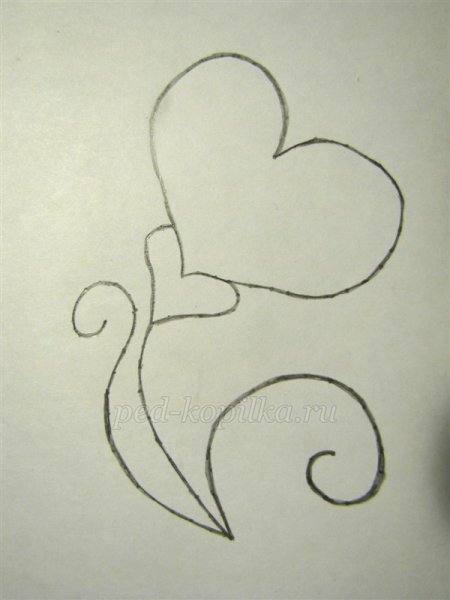 Рисование перо Жар птицы Лыкова