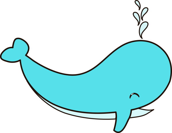 Схематичное изображение кита