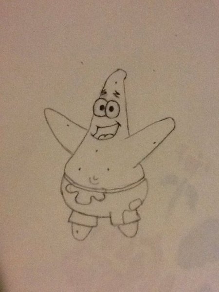 Патрик карандашом