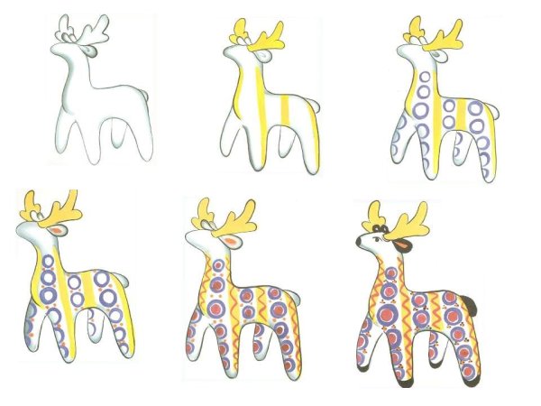 Олешек Дымковская игрушка