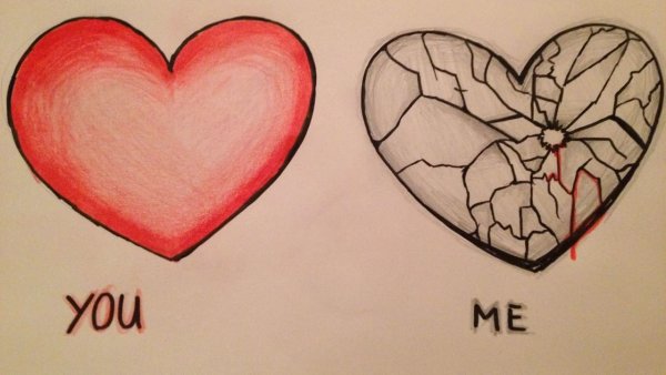 Лёгкие любовные рисунки