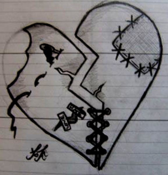 Рисунки про разбитую любовь